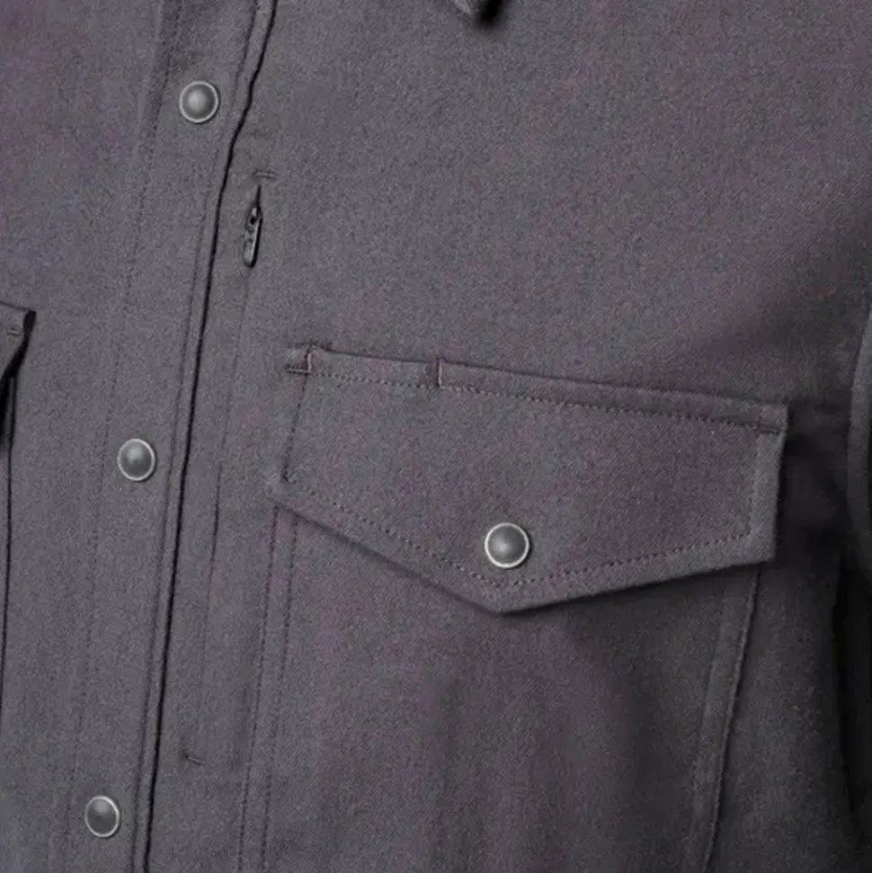 5.11 - Austin Flannel Solid Skjorte // Volcanic