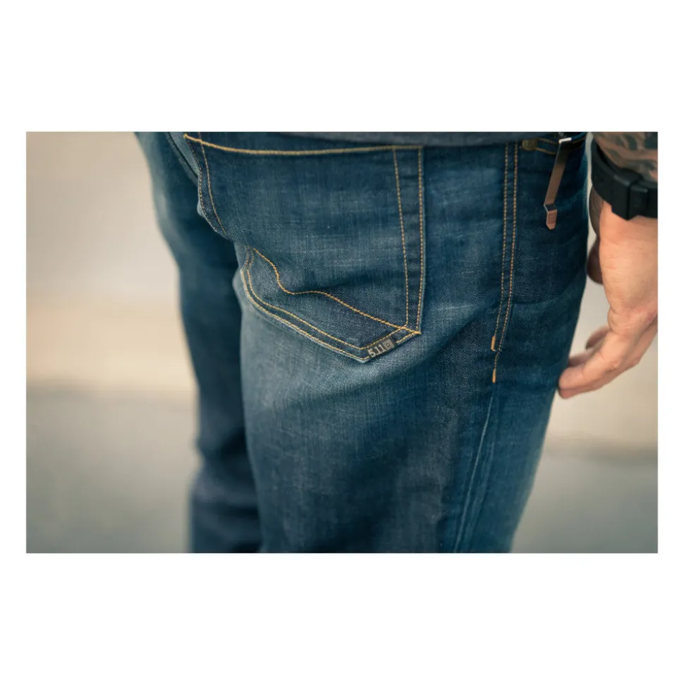5.11 - Defender-Flex Slim Jeans // Dark Wash Indigo