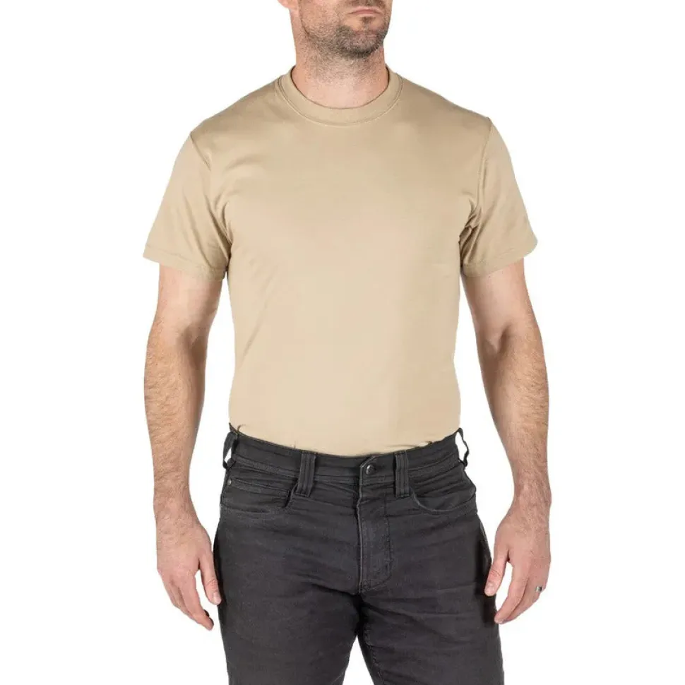 5.11 - Utili-T Crew T-shirt 3-pak // Lys Sand / Tan