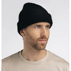 Aclima - Flat Knit Balaclava Hat // Sort