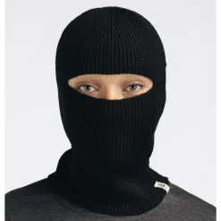 Aclima - Flat Knit Balaclava Hat // Sort