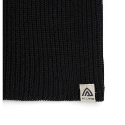 Aclima - Flat Knit Balaclava Hat // Sort