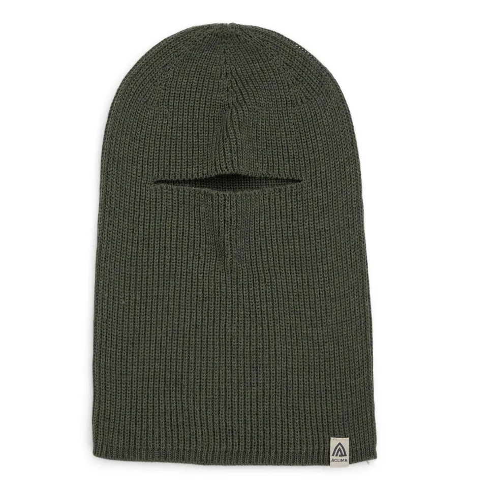 Aclima - Flat Knit Balaclava Hat // Tarmac