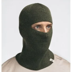 Aclima - Flat Knit Balaclava Hat // Tarmac