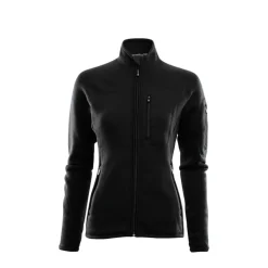 Aclima - FleeceWool 250g Dame Jakke // Sort