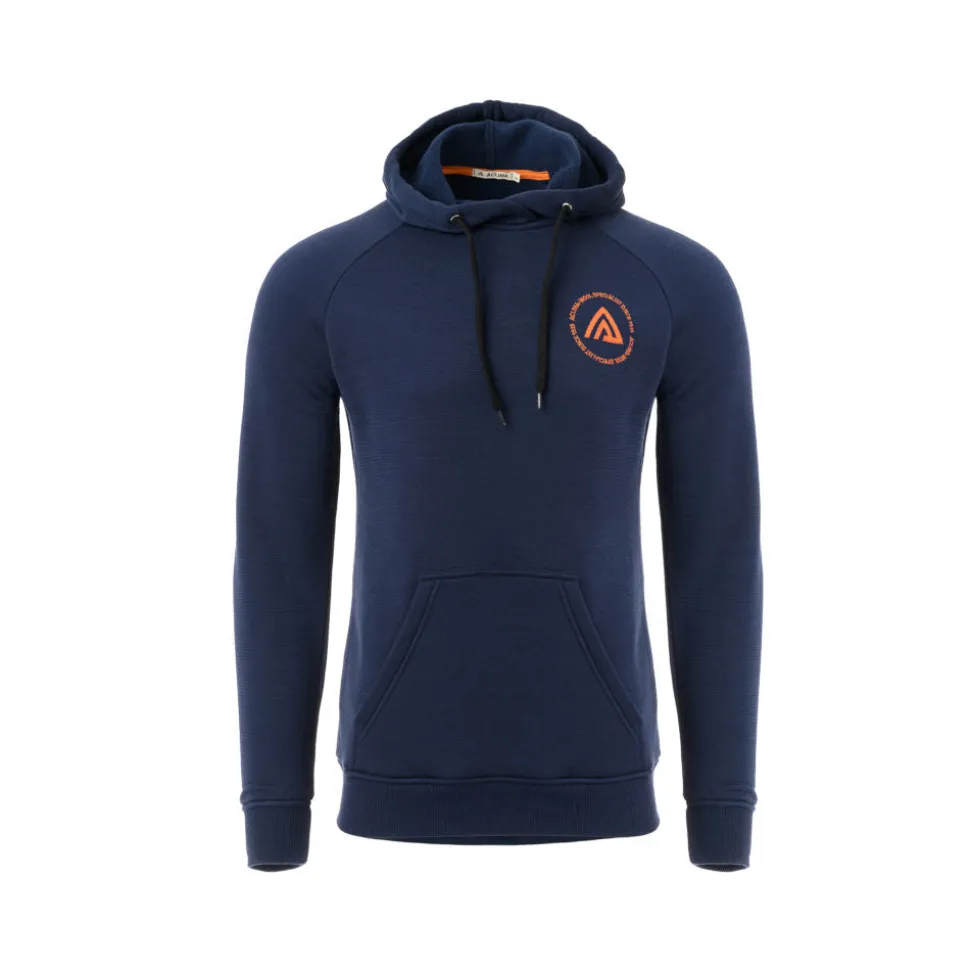 Aclima - FleeceWool 250g Herre Hoodie V2 // Blå / Navy