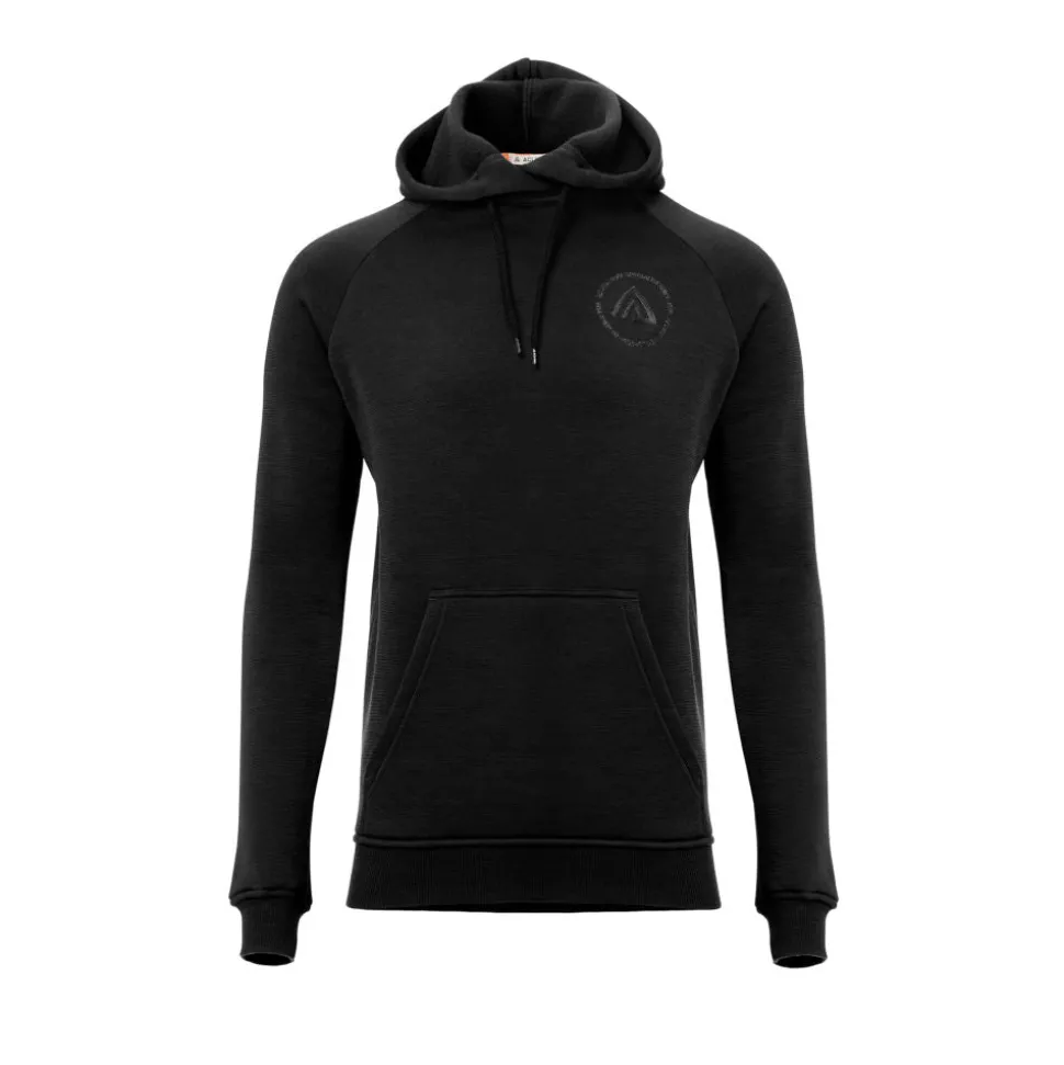Aclima - FleeceWool 250g Herre Hoodie V2 // Sort