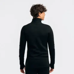 Aclima - FleeceWool Herre V2 Polo m/Lynlås // Sort