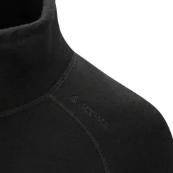Aclima - FleeceWool Herre V2 Polo m/Lynlås // Sort
