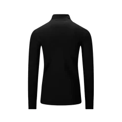Aclima - FleeceWool Herre V2 Polo m/Lynlås // Sort