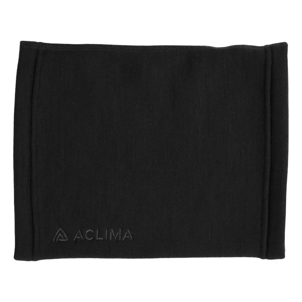 Aclima - FleeceWool Unisex Rørhalstørklæde V2 // Sort