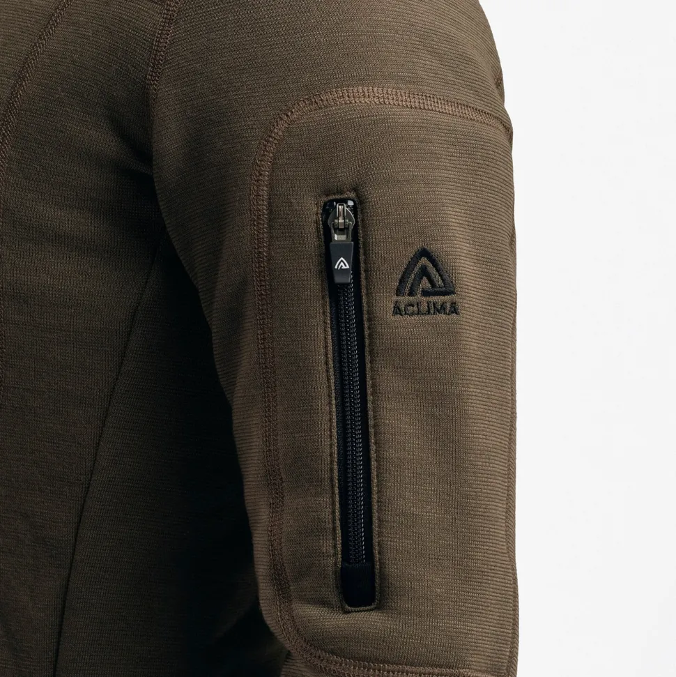 Aclima - FleeceWool V2 Herre Jakke // Tamac