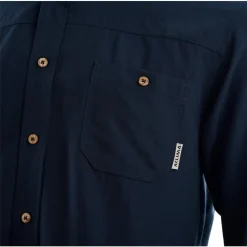 Aclima - LeisureWool Woven Herre Uldskjorte // Sort