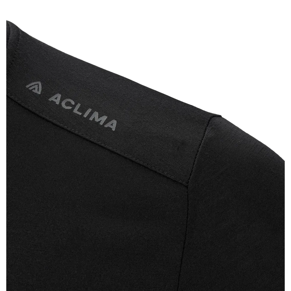 Aclima - LightWool 140 Herre Trail T-shirt // Sort