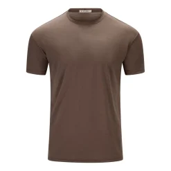 Aclima - LightWool 140 Herre T-Shirt // Dark Earth