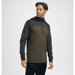 Aclima - LightWool 180 Herre Hoodie // Tarmac/Marengo