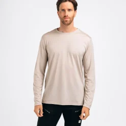 Aclima - LightWool 180 Langærmet Herre Uldtrøje // Simple Taupe