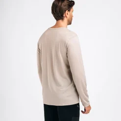Aclima - LightWool 180 Langærmet Herre Uldtrøje // Simple Taupe