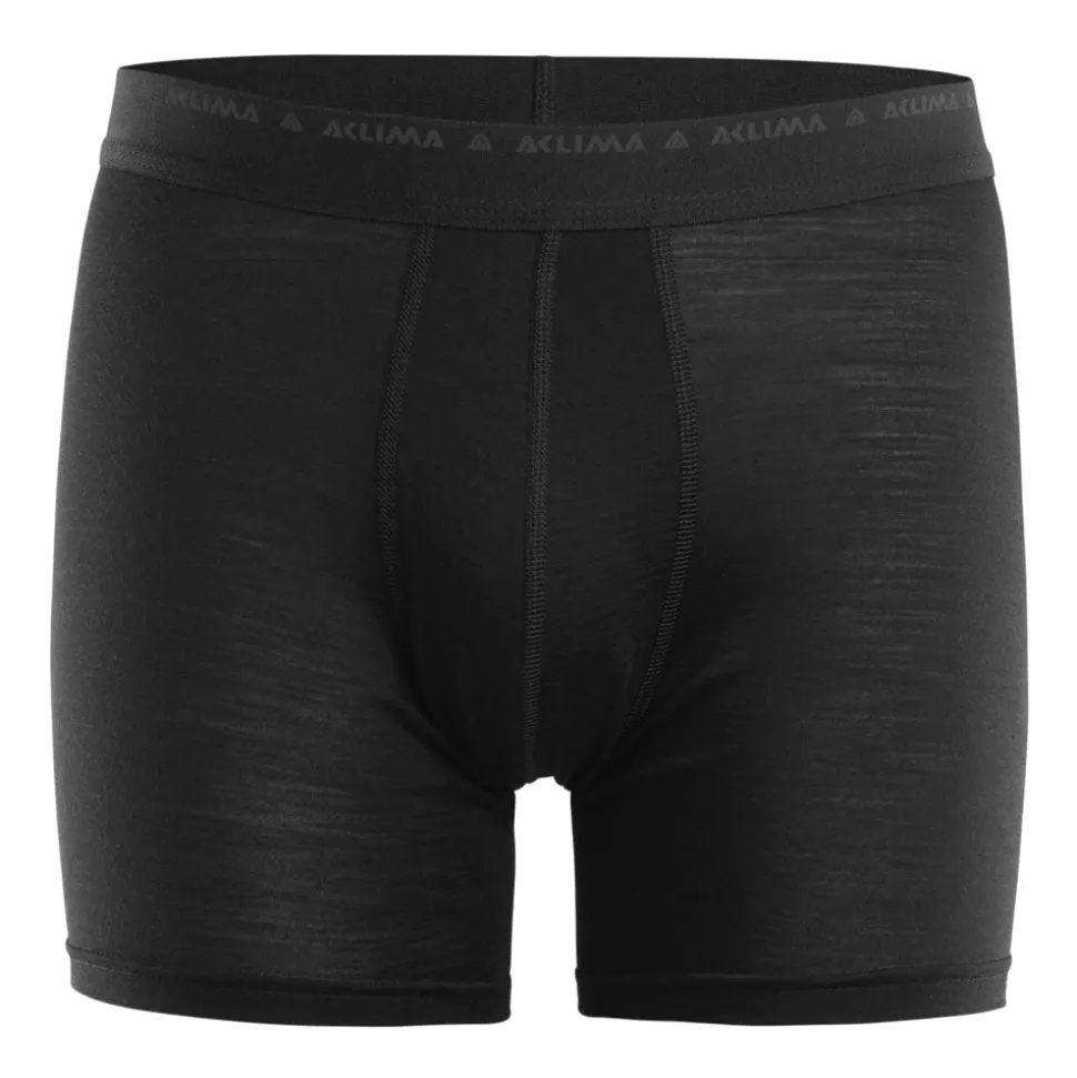 Aclima - LightWool Boksershorts // Sort
