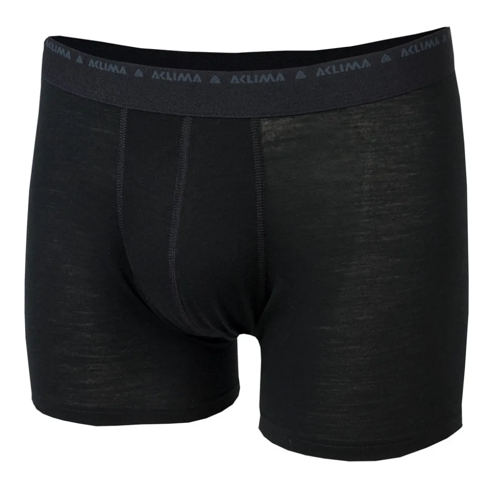 Aclima - LightWool Boksershorts // Sort