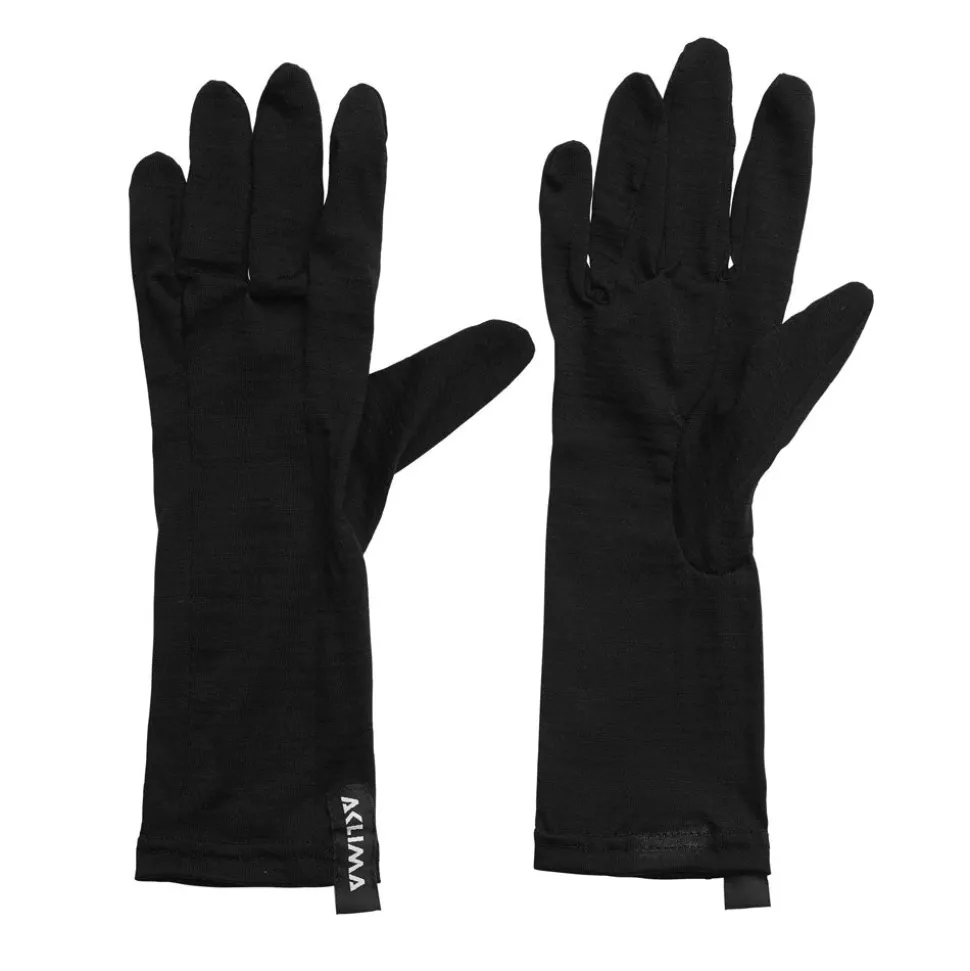 Aclima - LightWool Liner Handsker // Sort