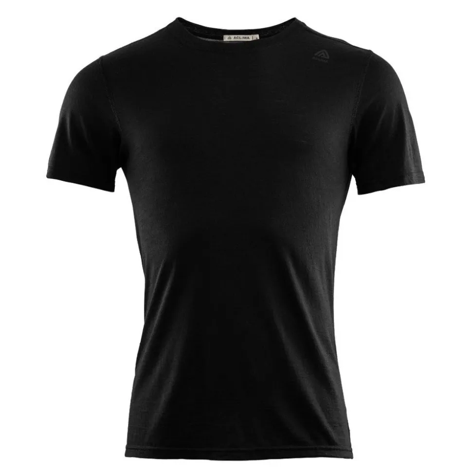 Aclima - LightWool Undershirt Herre T-shirt // Sort