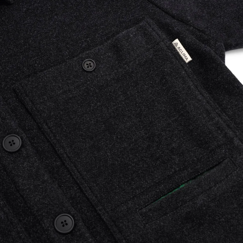 Aclima - Reborn Lumber Jakke Herre // Dark Grey Melange