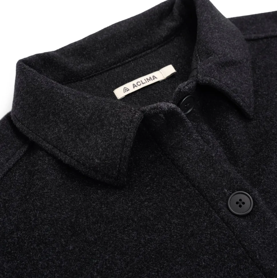 Aclima - Reborn Lumber Jakke Herre // Dark Grey Melange