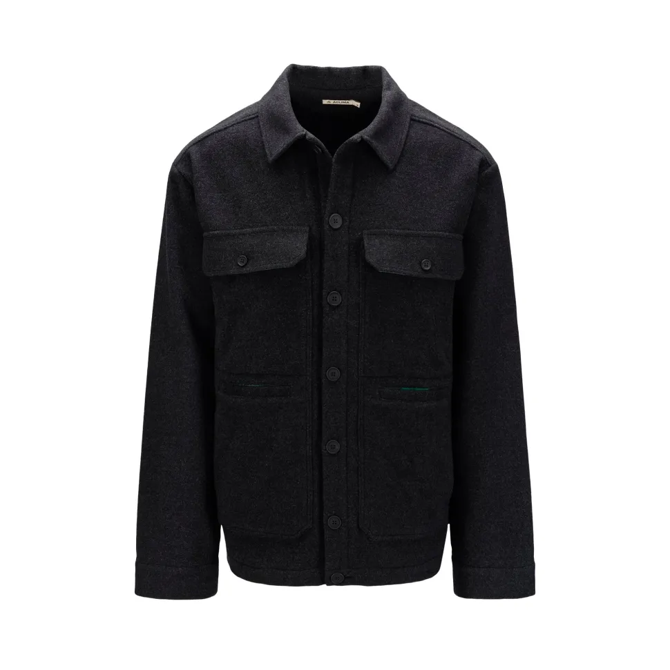 Aclima - Reborn Lumber Jakke Herre // Dark Grey Melange