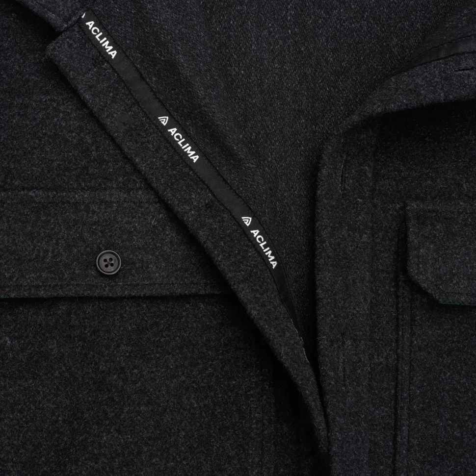 Aclima - Reborn Lumber Jakke Herre // Dark Grey Melange
