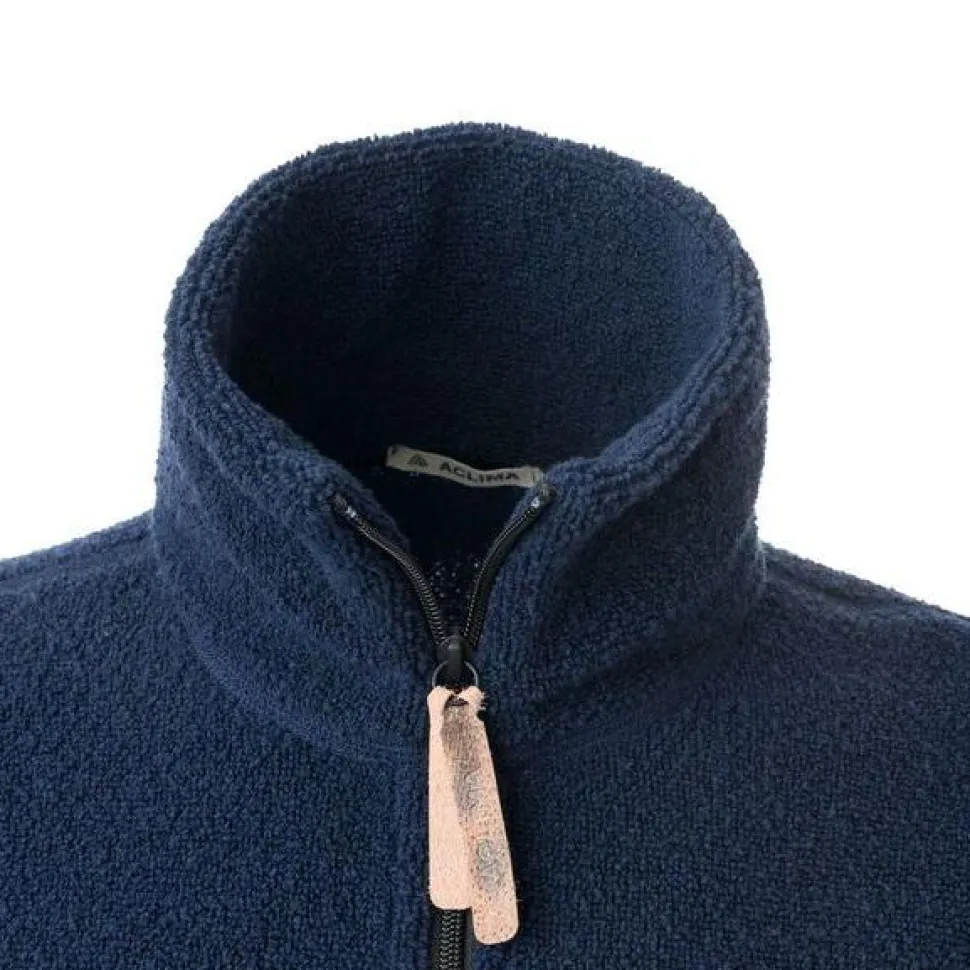 Aclima - ReBorn Terry Herre Jakke // Navy Melange