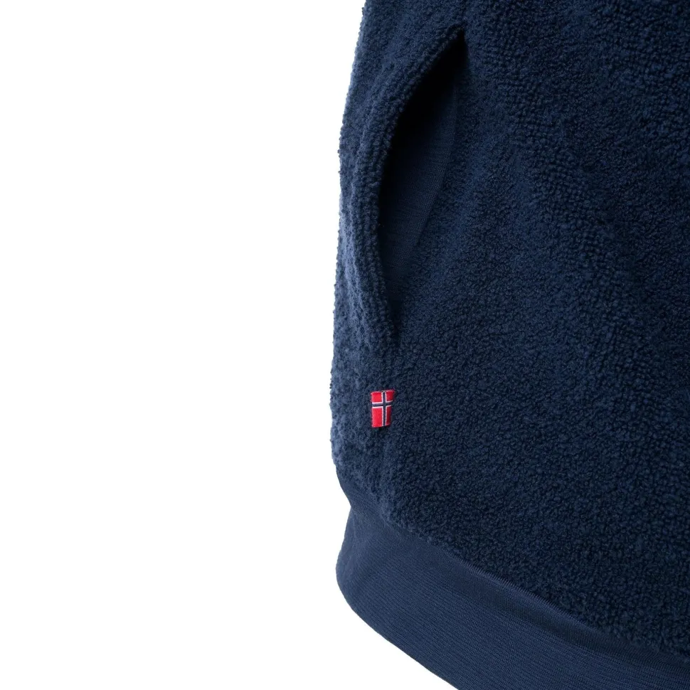 Aclima - ReBorn Terry Herre Jakke // Navy Melange