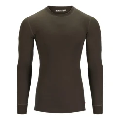Aclima - WarmWool Crewneck Herre // Olivengrøn