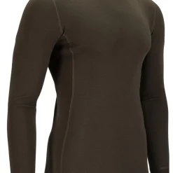 Aclima - WarmWool Crewneck Herre // Olivengrøn