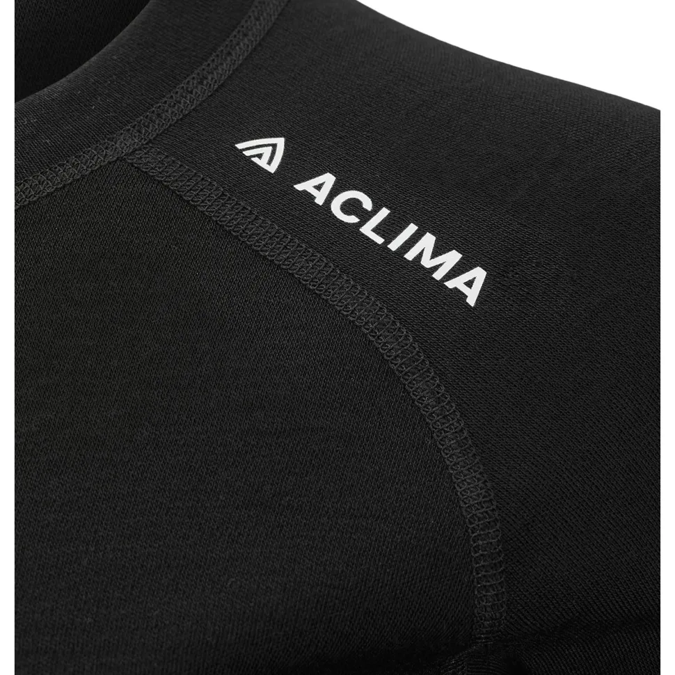 Aclima - WarmWool 200g Dame Uldundertrøje // Sort