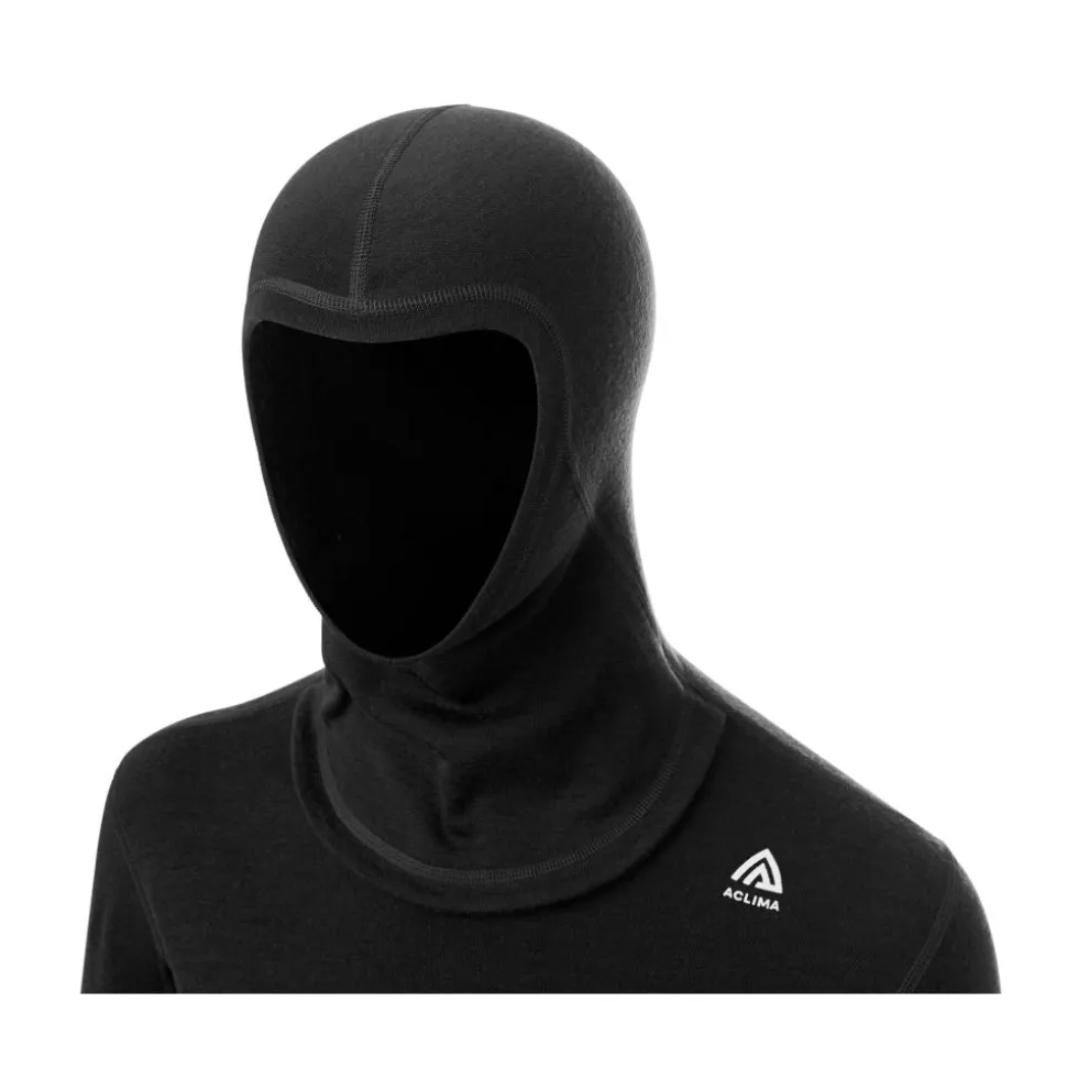 Aclima - WarmWool 200g Herre Hoodsweater V2 // Sort