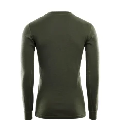 Aclima - WarmWool 200g Herre Crew Neck Uldtrøje // Olivengrøn