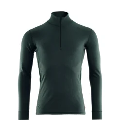 Aclima - WarmWool 200g Mock Neck Herre Uldtrøje // Green Gables