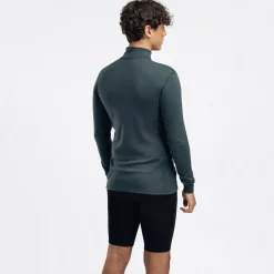 Aclima - WarmWool 200g Mock Neck Herre Uldtrøje // Green Gables