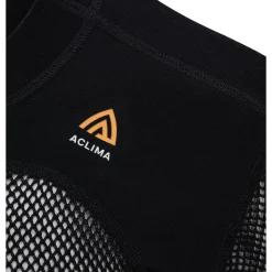Aclima - Woolnet 120g Herre Crew Neck Uldtrøje // Sort