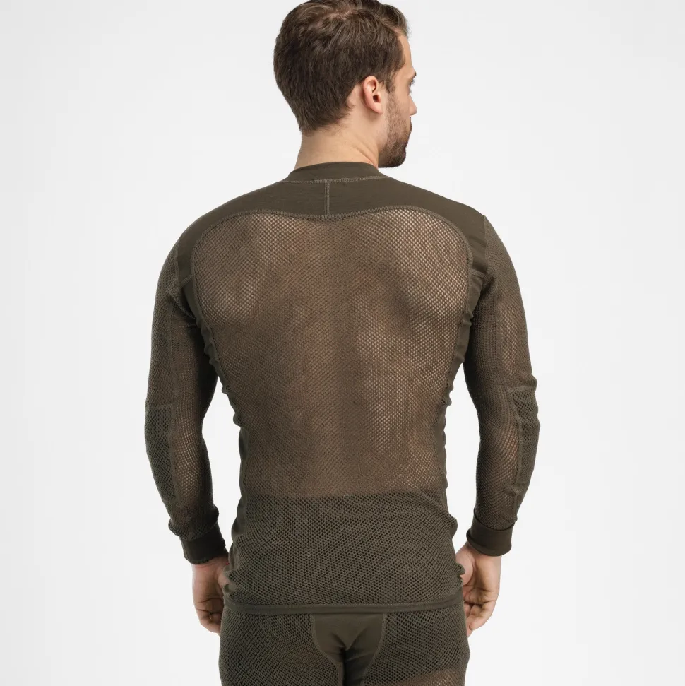 Aclima - WoolNet 120g Herre Crew Neck Uldtrøje // Tarmac