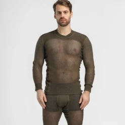 Aclima - WoolNet 120g Herre Crew Neck Uldtrøje // Tarmac