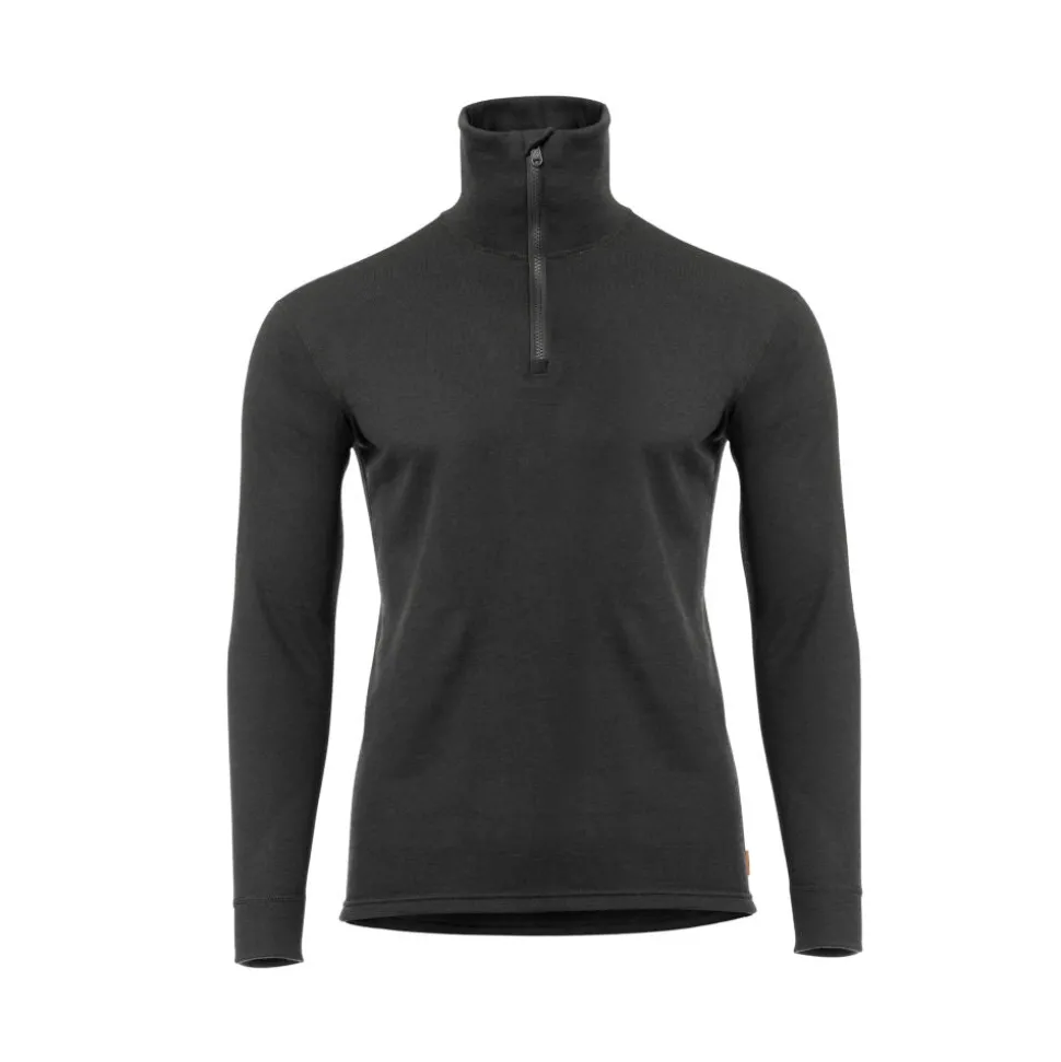 Aclima - WoolTerry 220g Herre Polo // Sort
