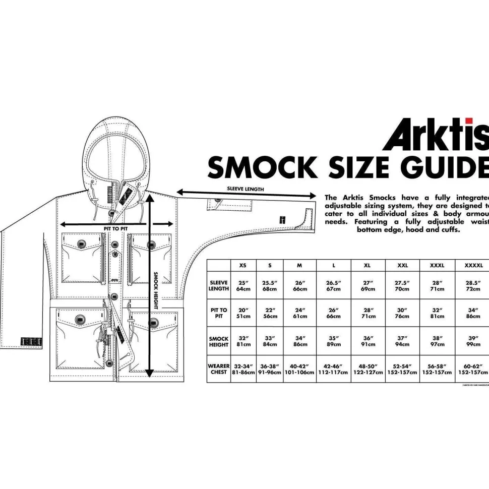 Arktis - B310 Vandtæt Combat Smock // MultiCam