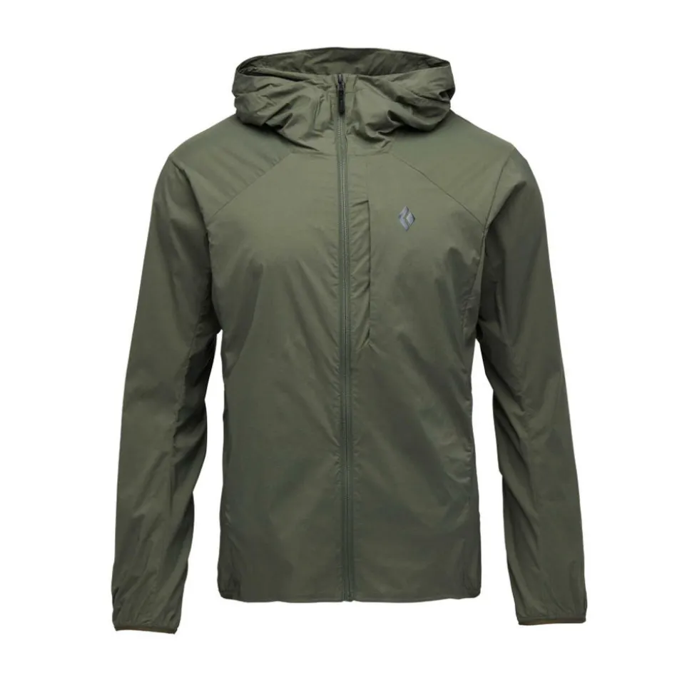 Black Diamond - Alpine Start Herre Hoodie // Olivengrøn