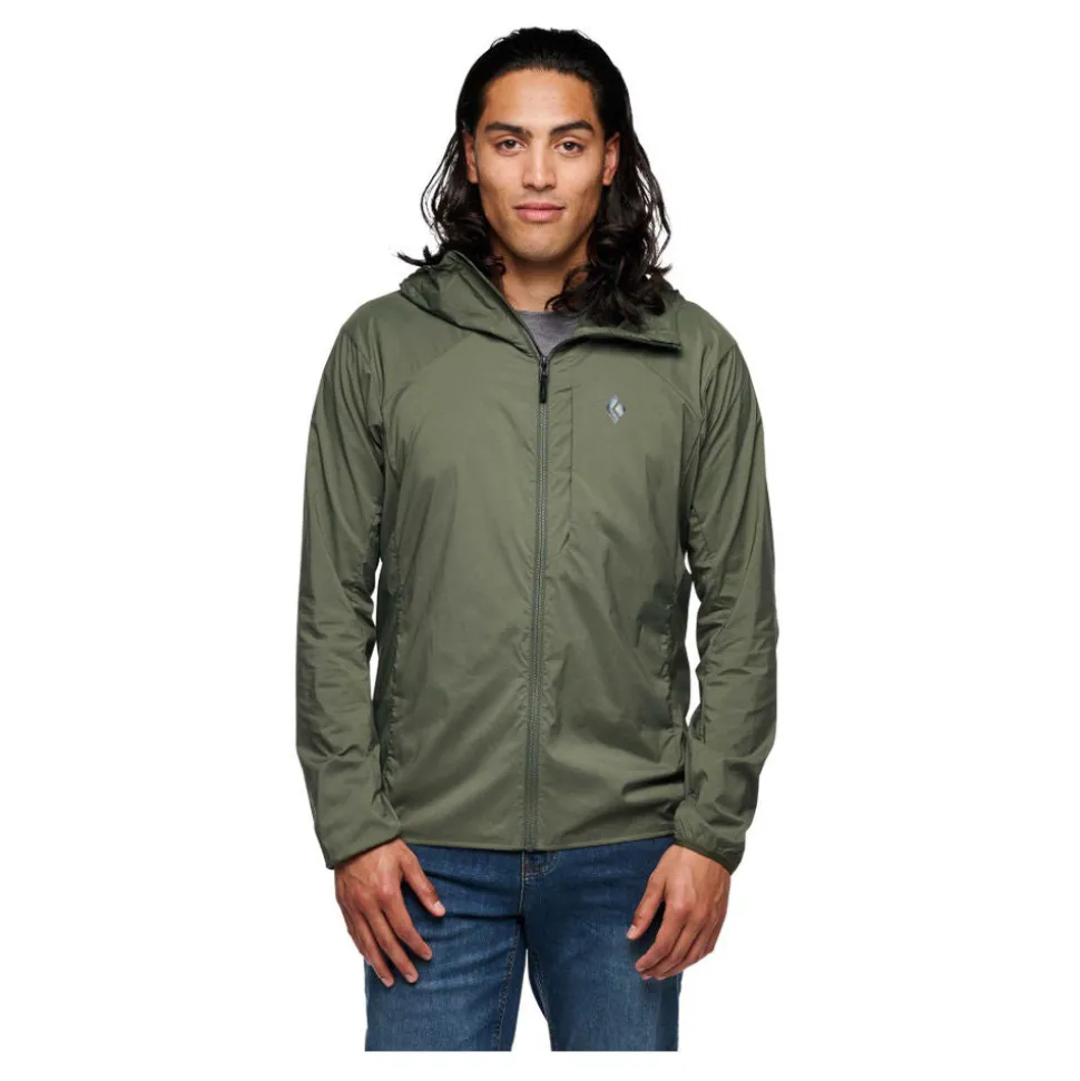 Black Diamond - Alpine Start Herre Hoodie // Olivengrøn