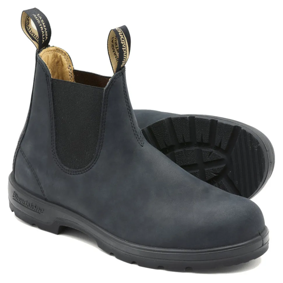 Blundstone - 587 Classic Rustic Black Chelsea Støvler