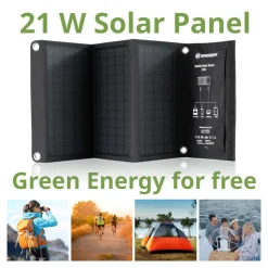Bresser - Mobile Solar Solcellepanel 21W