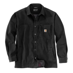Carhartt - Fleece Lined Snap Front Skjorte // Sort
