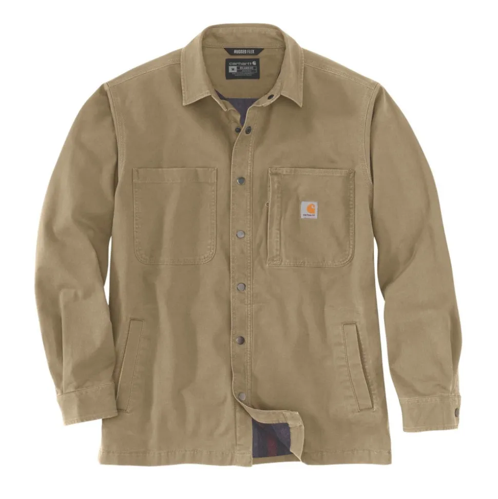 Carhartt - Fleece Lined Snap Front Skjorte // Sort